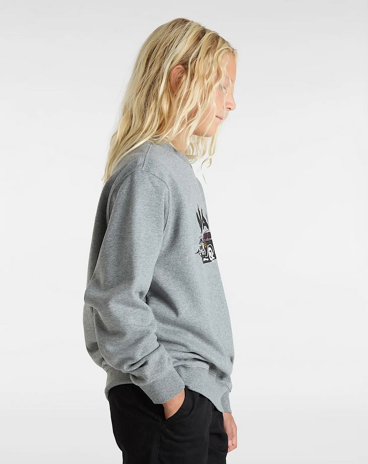 VANS - COPOUT YOUTH CREWNECK - GREY