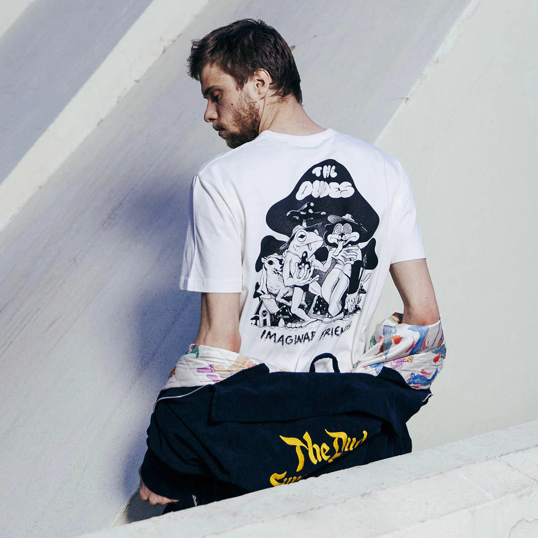 THE DUDES - IMAGINARY FRIENDS TEE - OFF WHITE