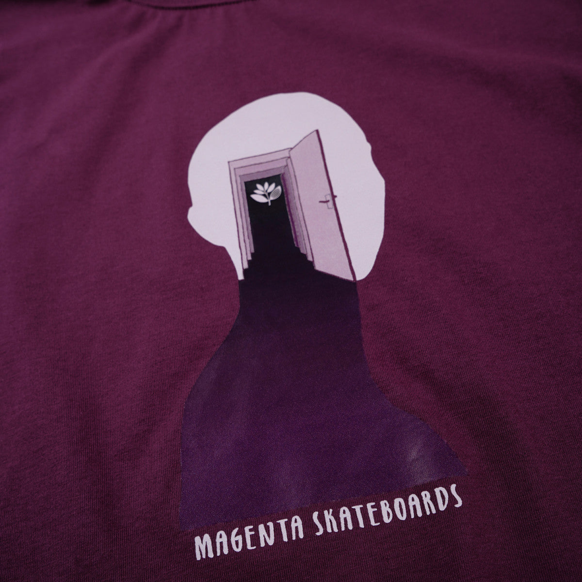 MAGENTA - DOOR TEE - NATURAL