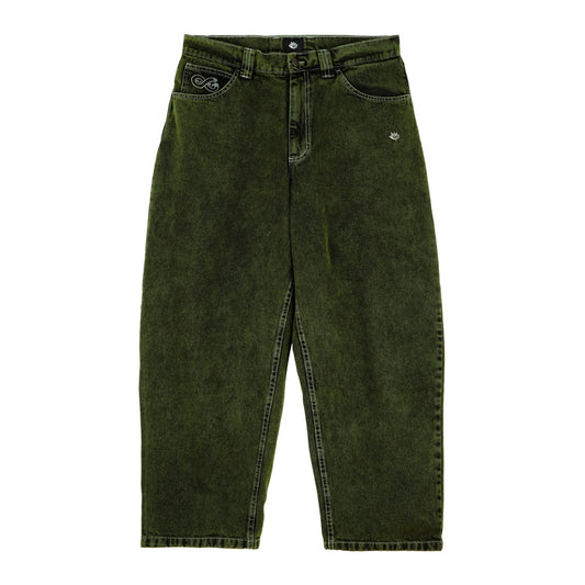 MAGENTA - OG DENIM PANT STITCH - GREEN DENIM