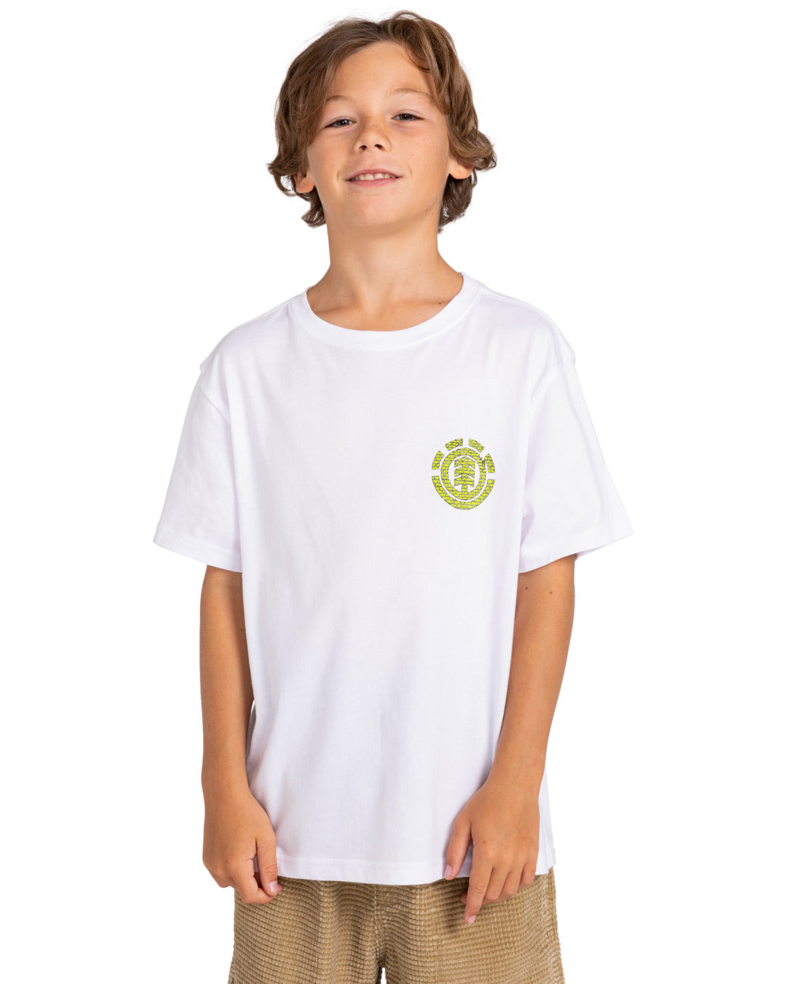 ELEMENT - WILD & FAST SS YOUTH TEE - OPTIC WHITE