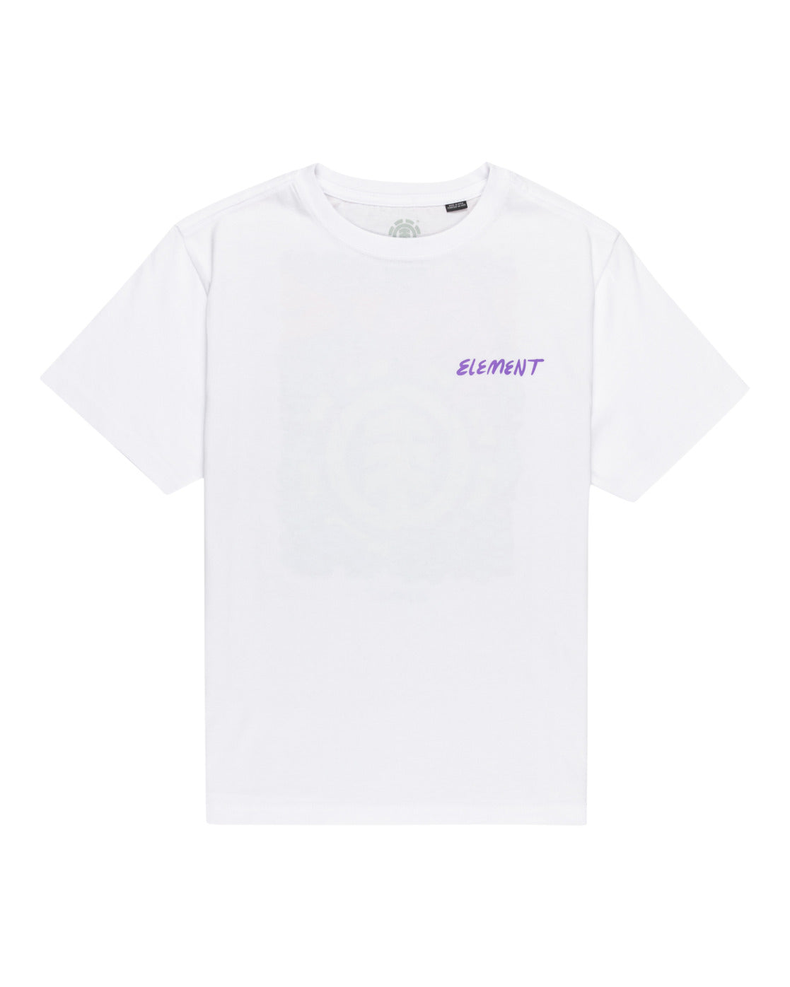 ELEMENT - JURASSIC SS YOUTH TEE - OPTIC WHITE