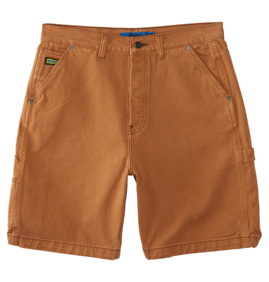 DC - CARPENTER BAGGY DENIM SHORT - BROWN OVERDYE