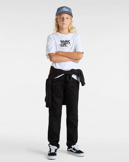 VANS - COPOUT SS YOUTH TEE - WHITE