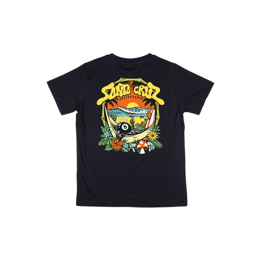SANTA CRUZ - YOUTH WINKOWSKI 8BALLER TRIP TEE - BLACK