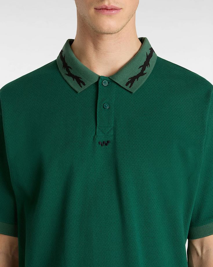 VANS - SKATE MESH POLO - GREEN