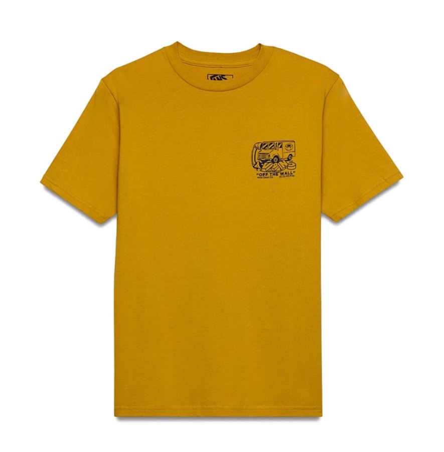 VANS - NEXT STOP SS YOUTH TEE - HARVEST GOLD