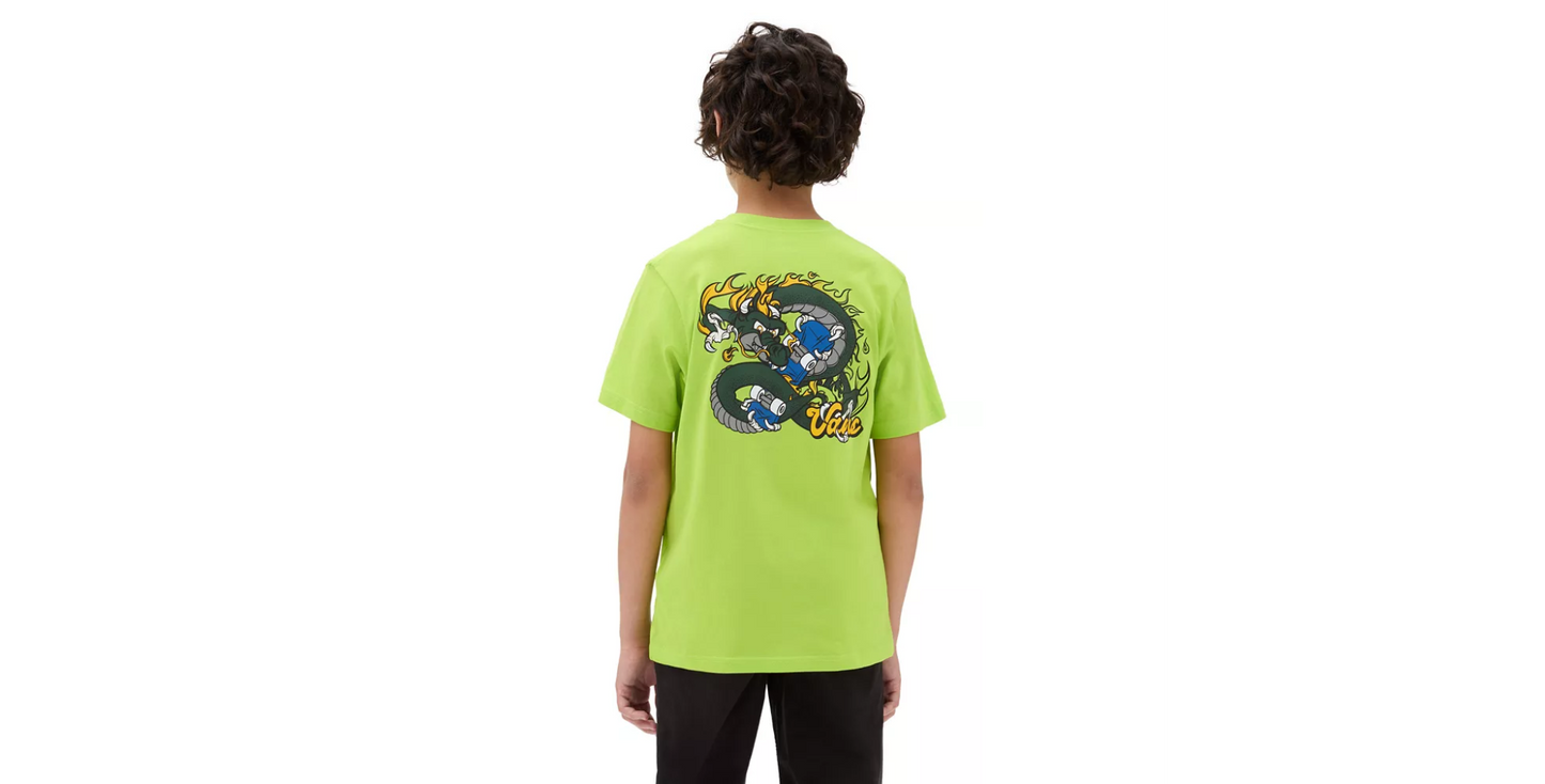 VANS - GNARDRAGON TEE - LIME GREEN