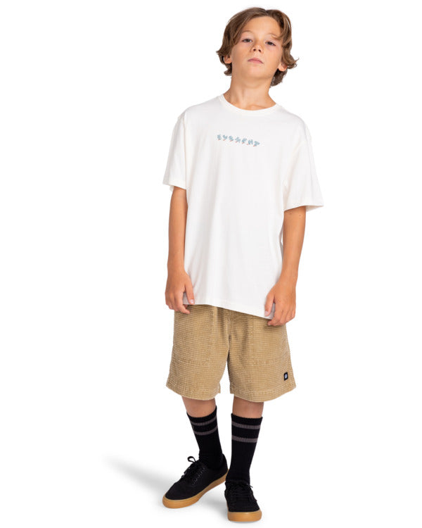 ELEMENT - MARCHING ANTS SS YOUTH TEE - OFF WHITE