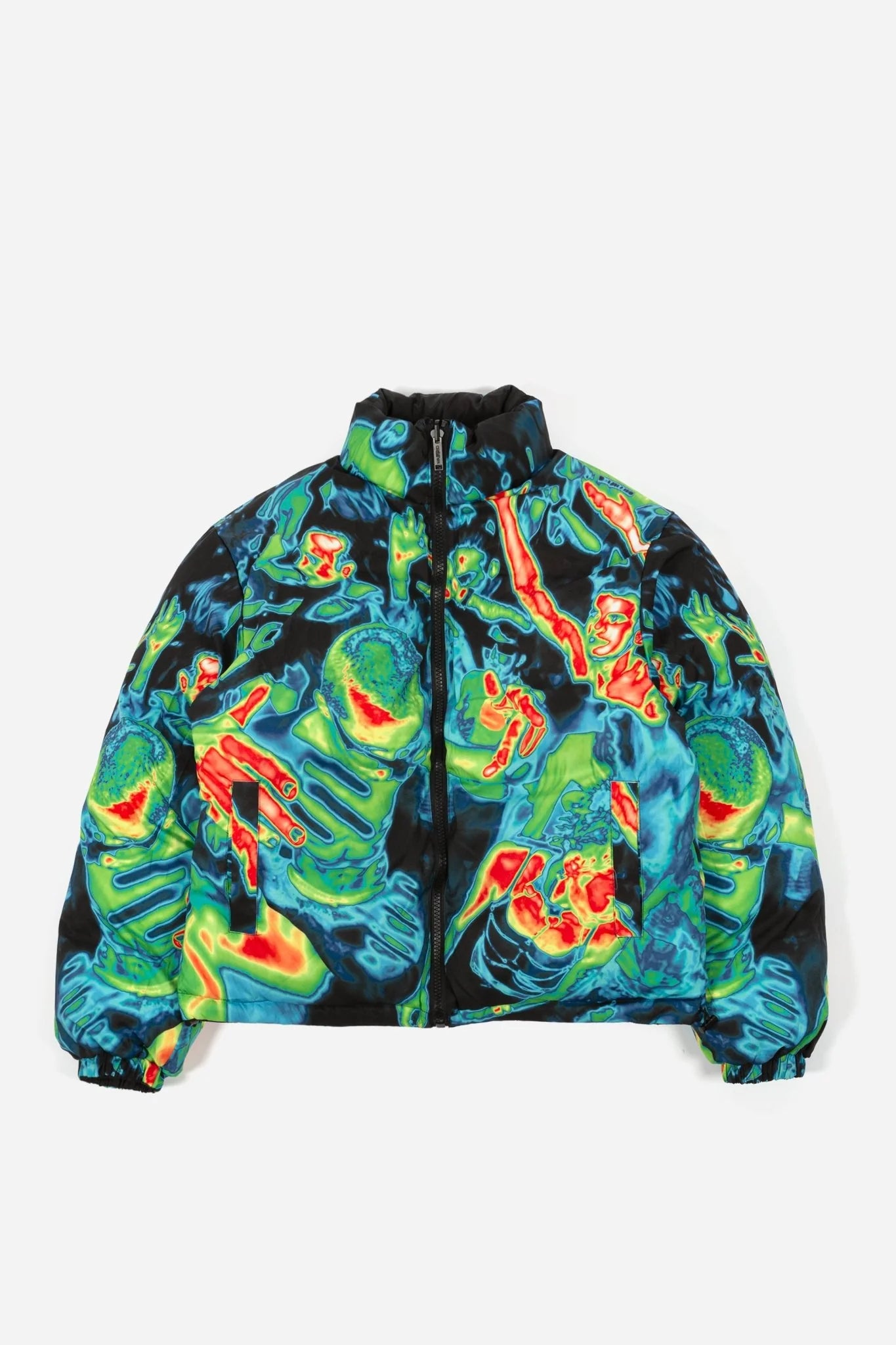 WASTED PARIS - FUSION PUFFER REVERSIBLE JACKET - BLACK/MULTI