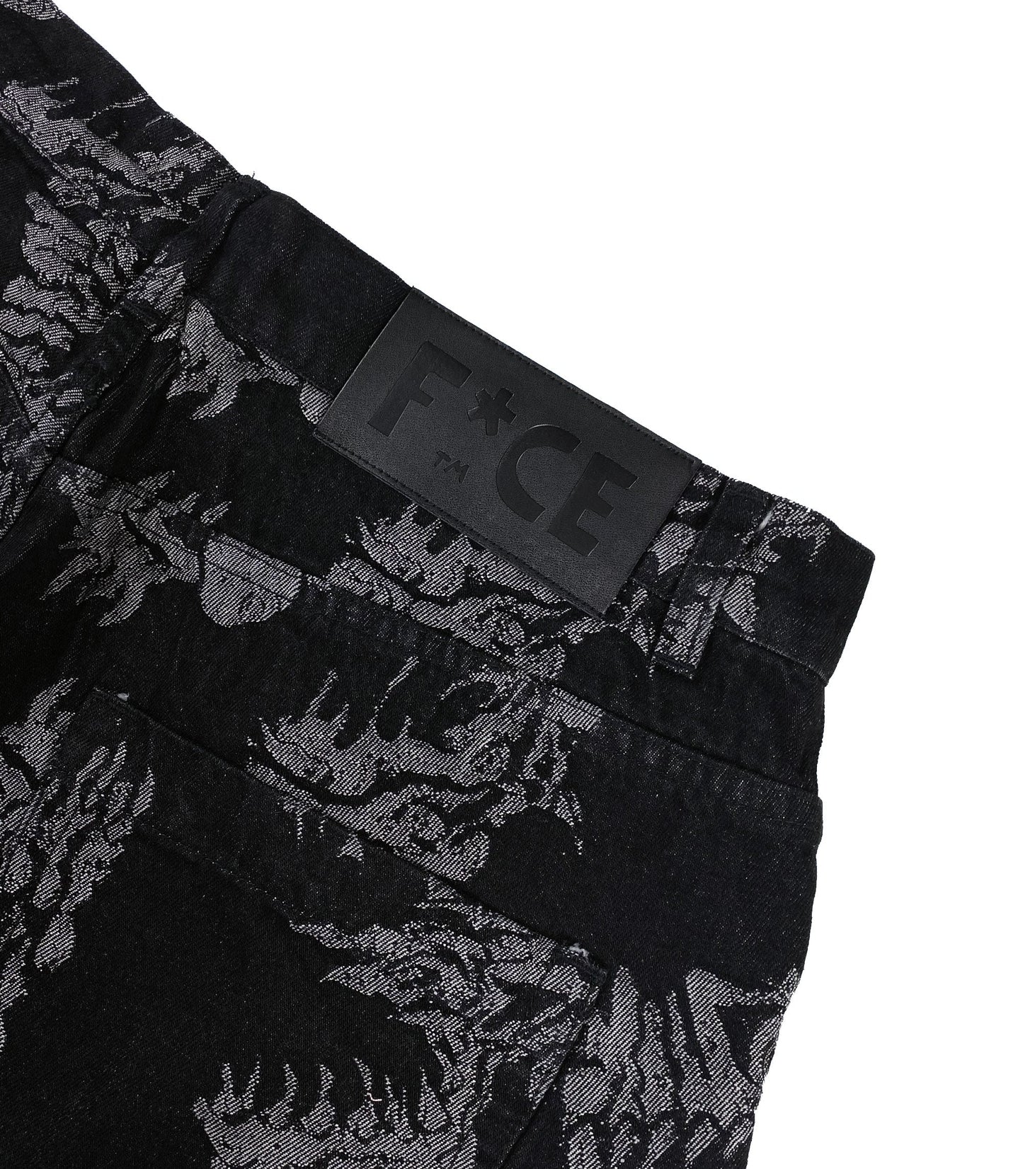 F*CE - SAMOR JACQUARD PANT - BLACK