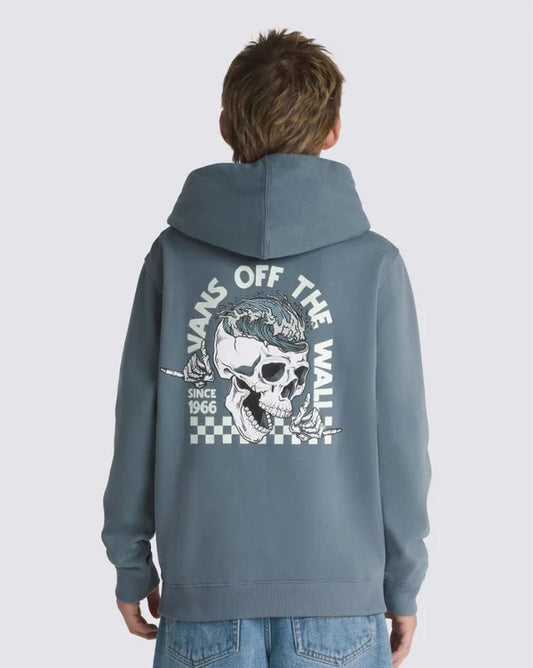 VANS - HEADWAVES LOOSE PULLOVER YOUTH HOOD - STORMY WEATHER