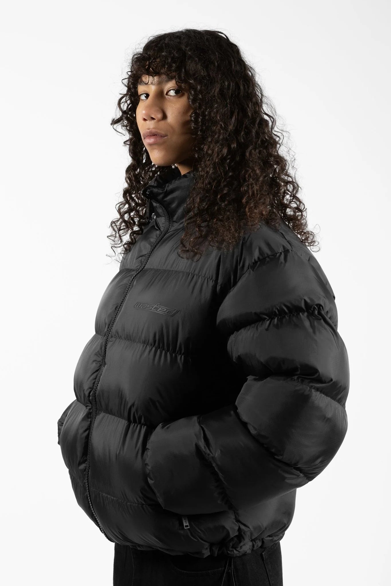 WASTED PARIS - FUSION PUFFER REVERSIBLE JACKET - BLACK/MULTI
