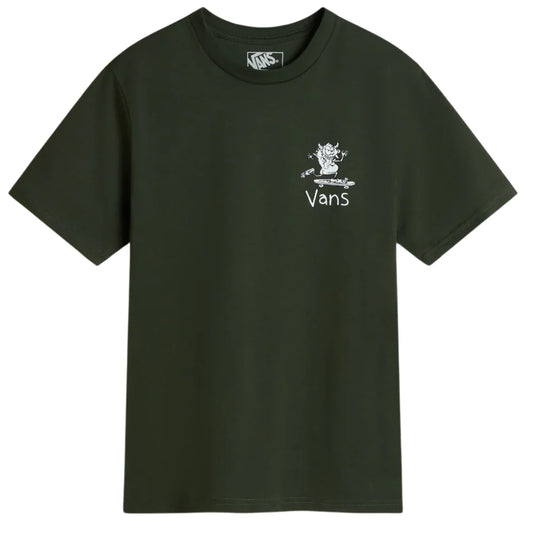 VANS - BOARD GANG YOUTH TEE - DRIED KELP