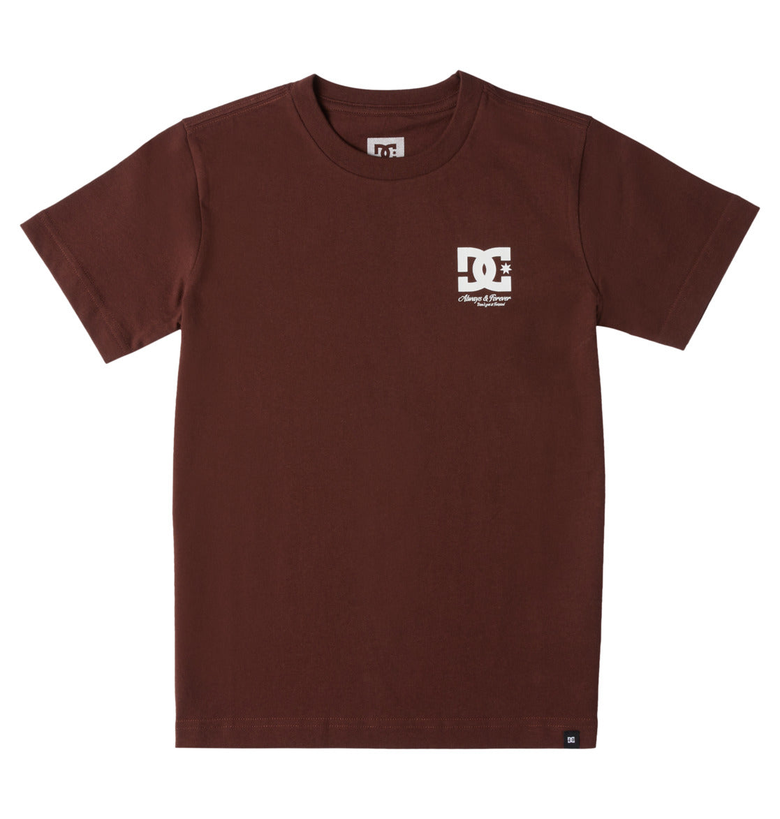 DC - TWISTED SS YOUTH TEE - BITTER CHOCOLATE