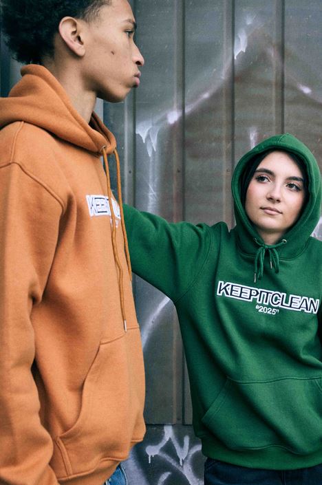 KEEP IT CLEAN - EVERBOLD HOOD - GREEN