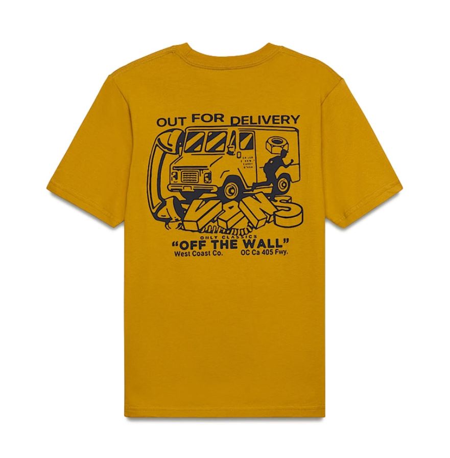VANS - NEXT STOP SS YOUTH TEE - HARVEST GOLD