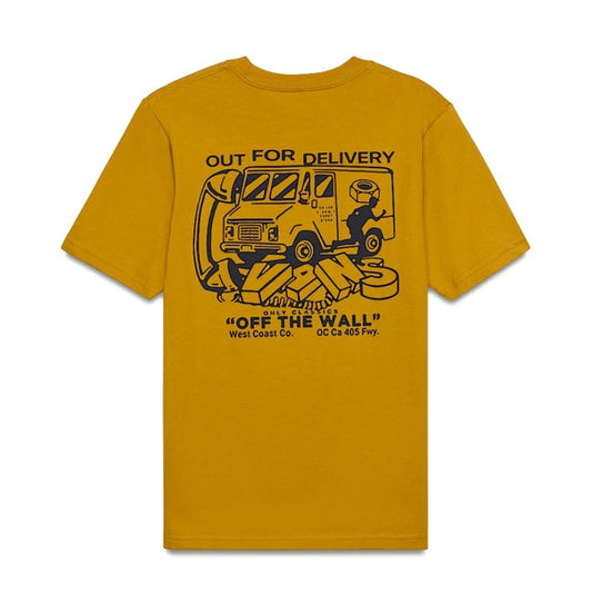 VANS - NEXT STOP SS YOUTH TEE - HARVEST GOLD