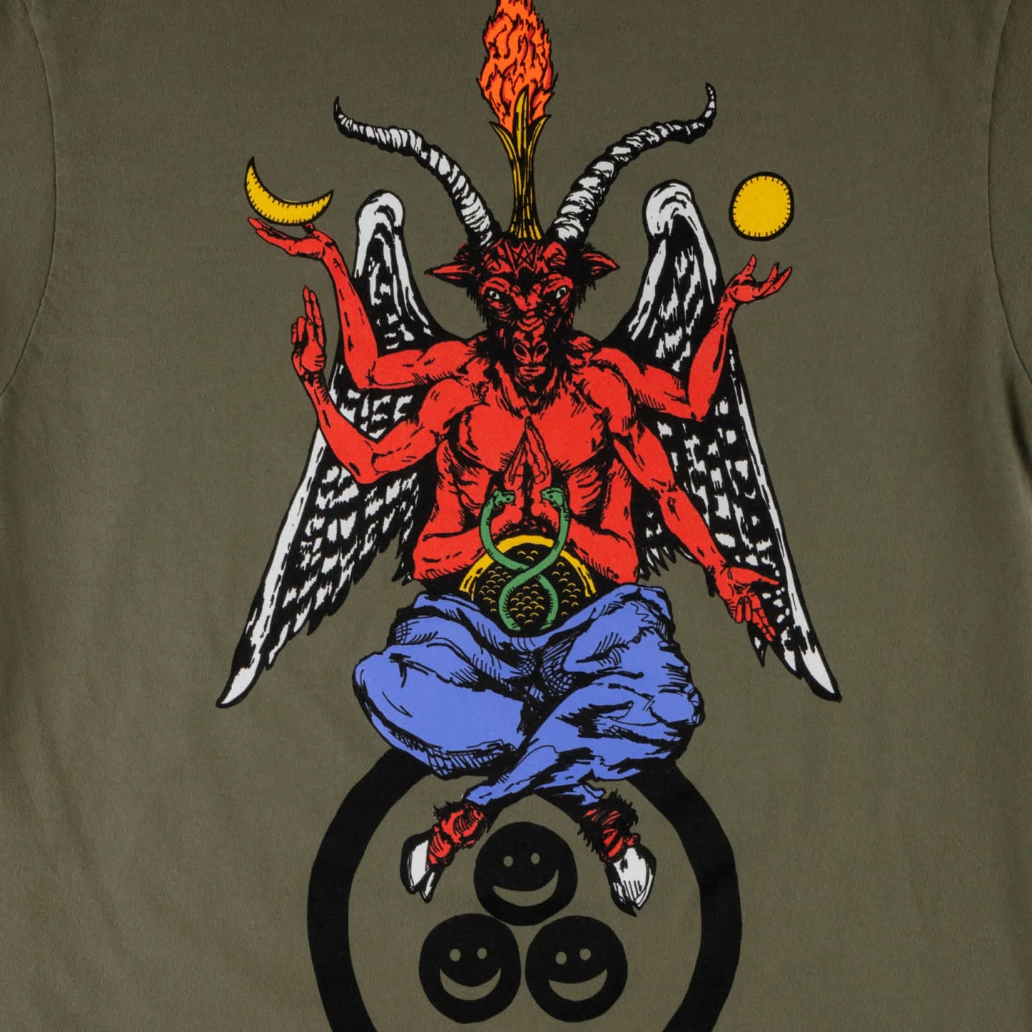 WELCOME - BAPHOLIT GARMENT DYED TEE - SAGE