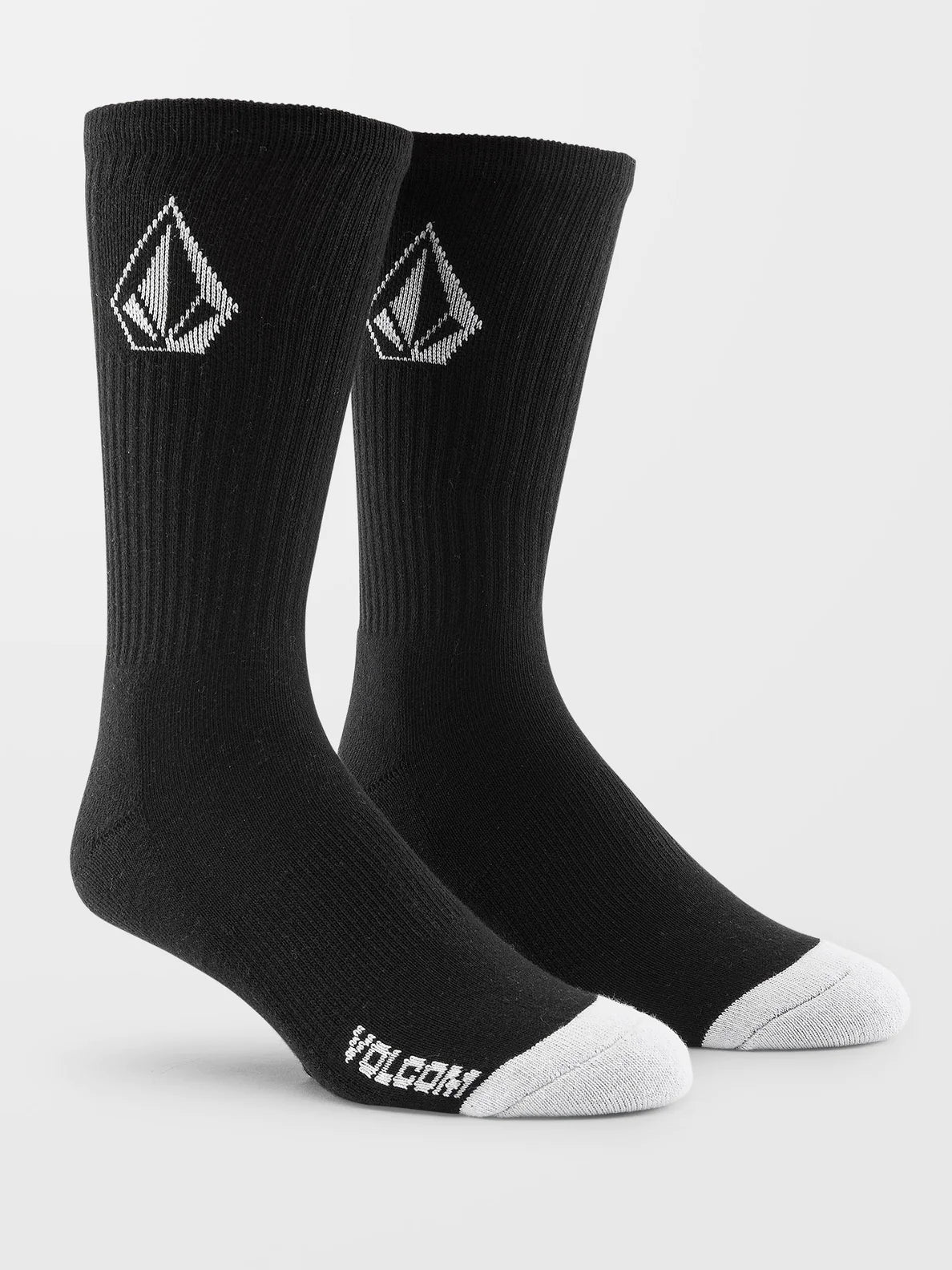 VOLCOM - FULL STONE SOCK 3PK - BLACK