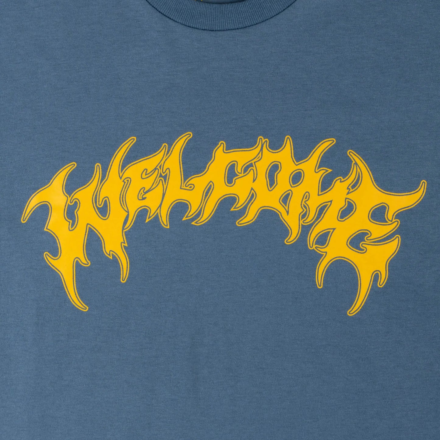 WELCOME - BARB TEE - INDIGO/YELLOW
