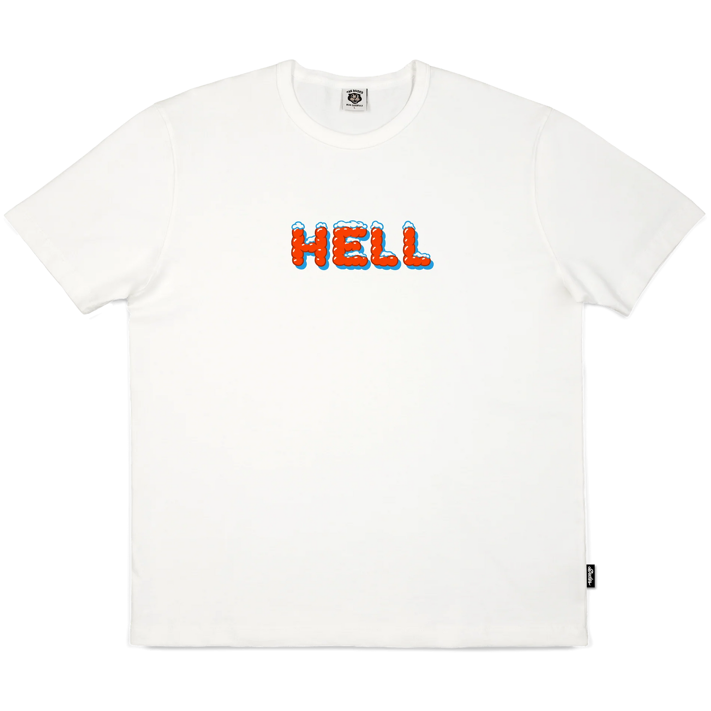 THE DUDES - COOL HELL TEE - WHITE