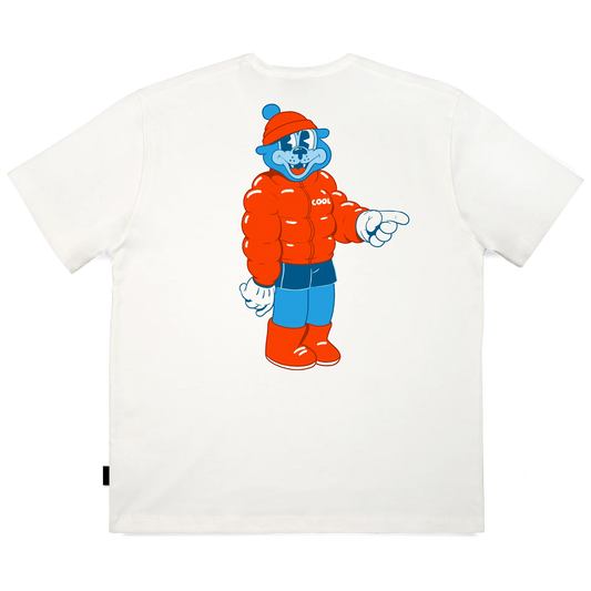 THE DUDES - COOL HELL TEE - WHITE