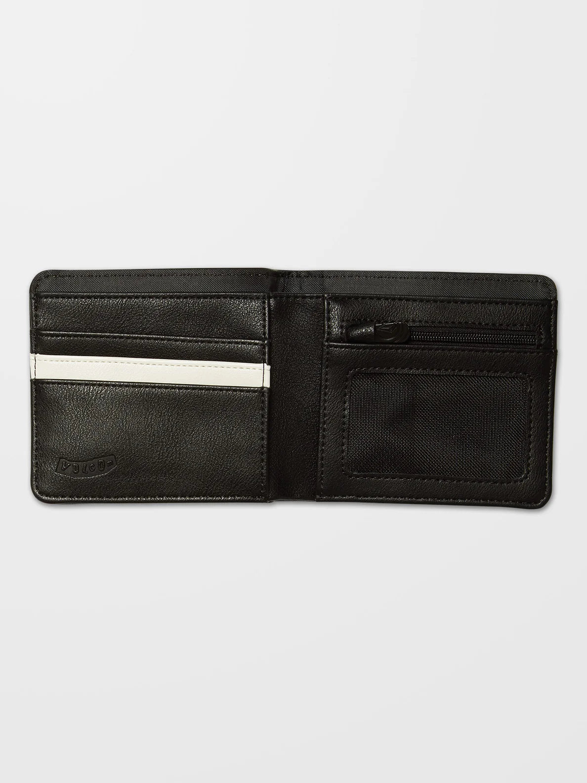 VOLCOM - SLIM STONE PU WALLET - BLACK
