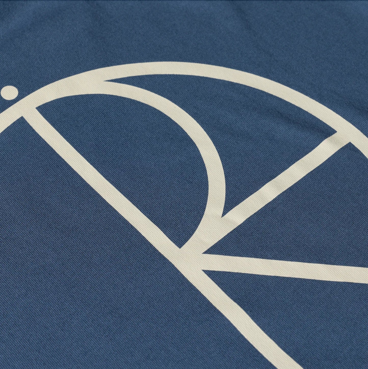 POLAR - CONTRAST TEE STROKE LOGO - GREY/BLUE