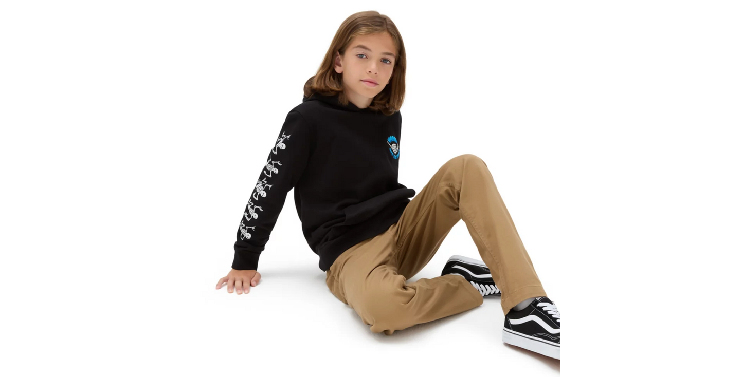 VANS - 66 SHREDDERS YOUTH PULLOVER HOODIE - BLACK