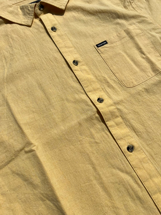 BRIXTON - CHARTER FEATHERWEIGHT S/S WVN - HEATHER STRAW