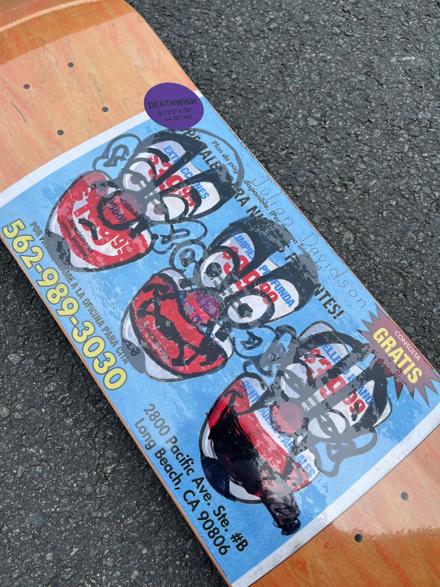 DEATHWISH - JULIAN DAVIDSON CHATMAN - 8.125