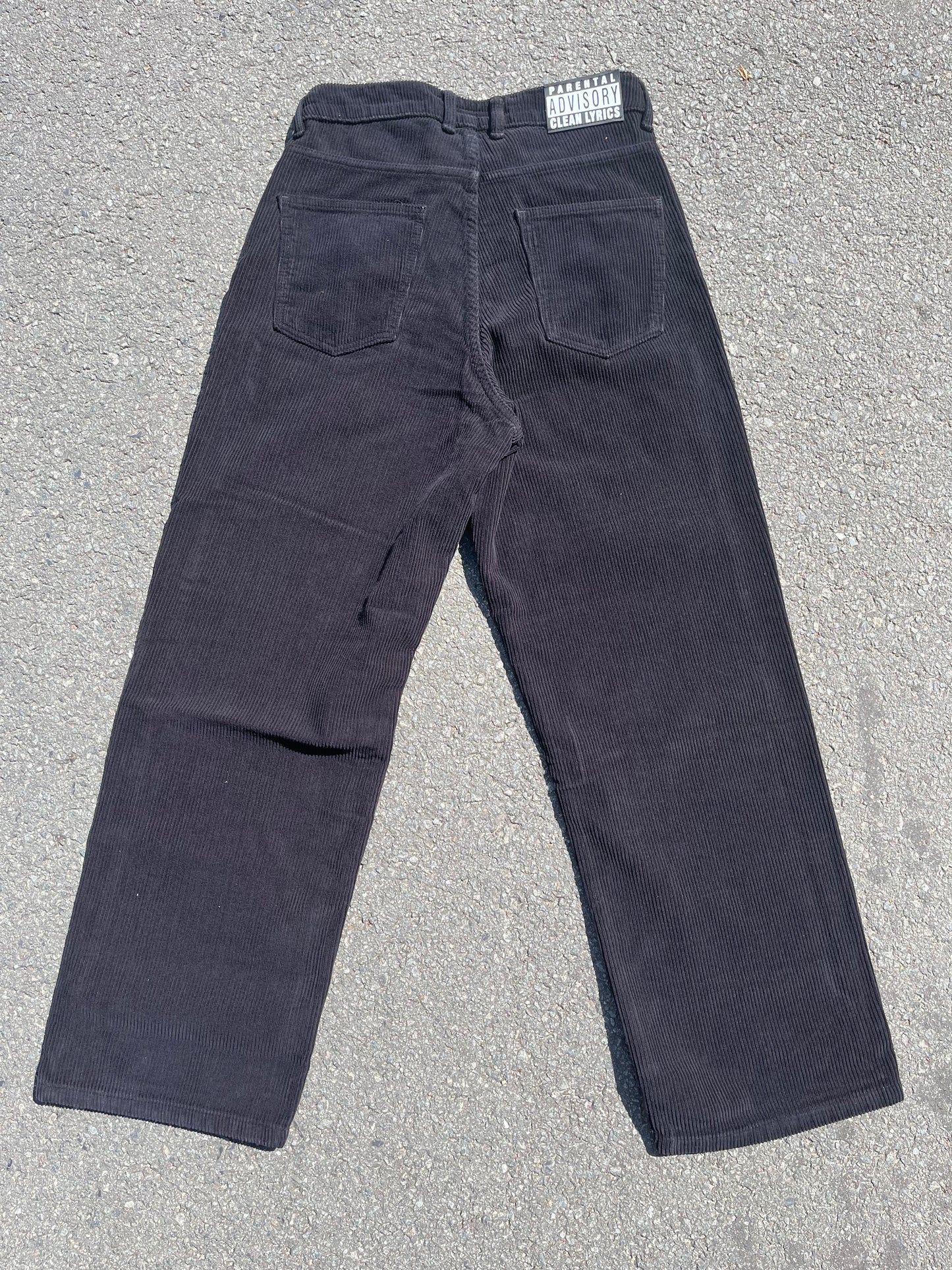 KEEP IT CLEAN - LOOSE PANT CORDUROY - BLACK