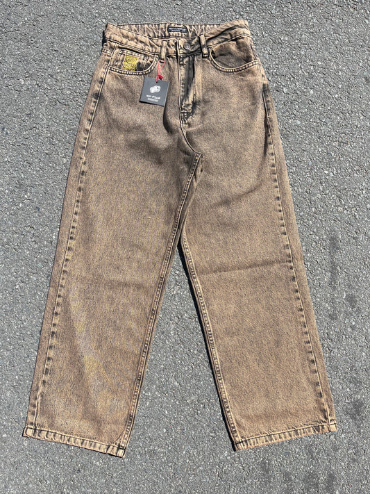 KEEP IT CLEAN - LOOSE PANT - BROWN/BLACK
