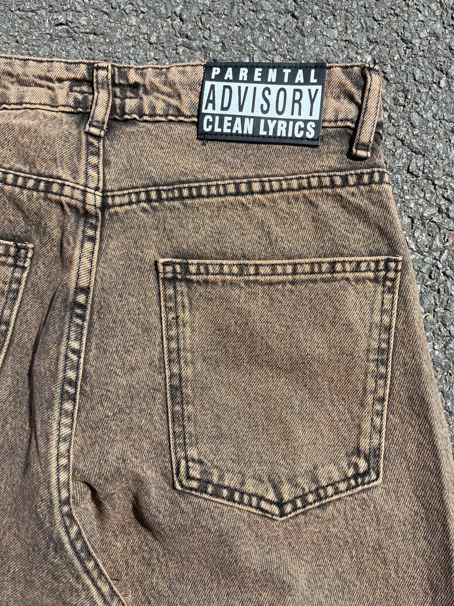 KEEP IT CLEAN - LOOSE PANT - BROWN/BLACK