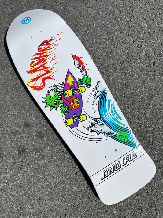 SANTA CRUZ - MEEK OG SLASHER REISSUE - WHITE - 10.1