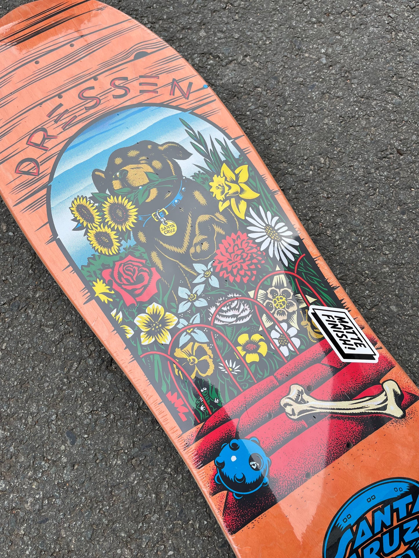 SANTA CRUZ - DRESSEN PUP REISSUE - 9.5