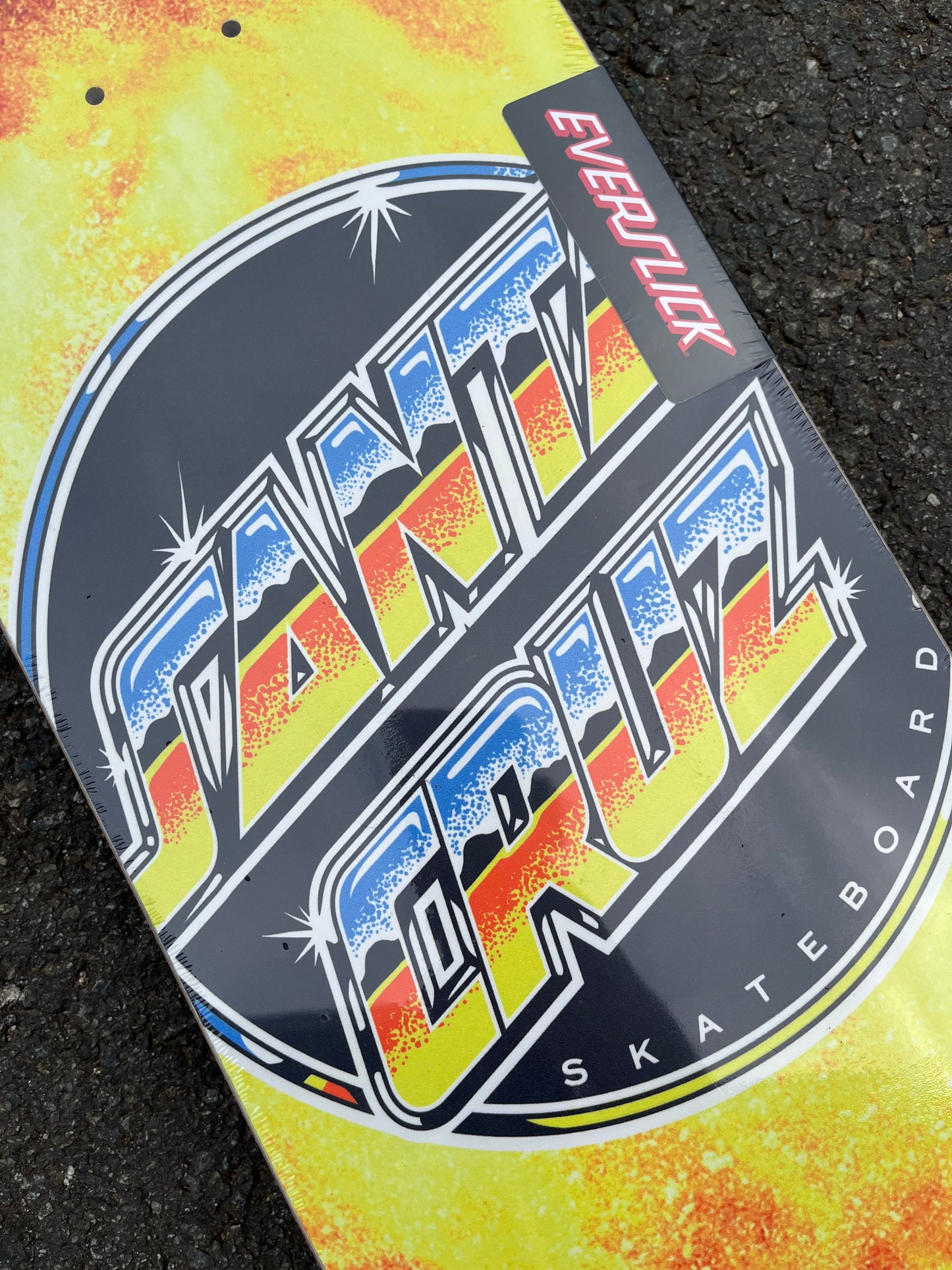 SANTA CRUZ - CHROME DOT FLAME EVERSLICK - 8.5