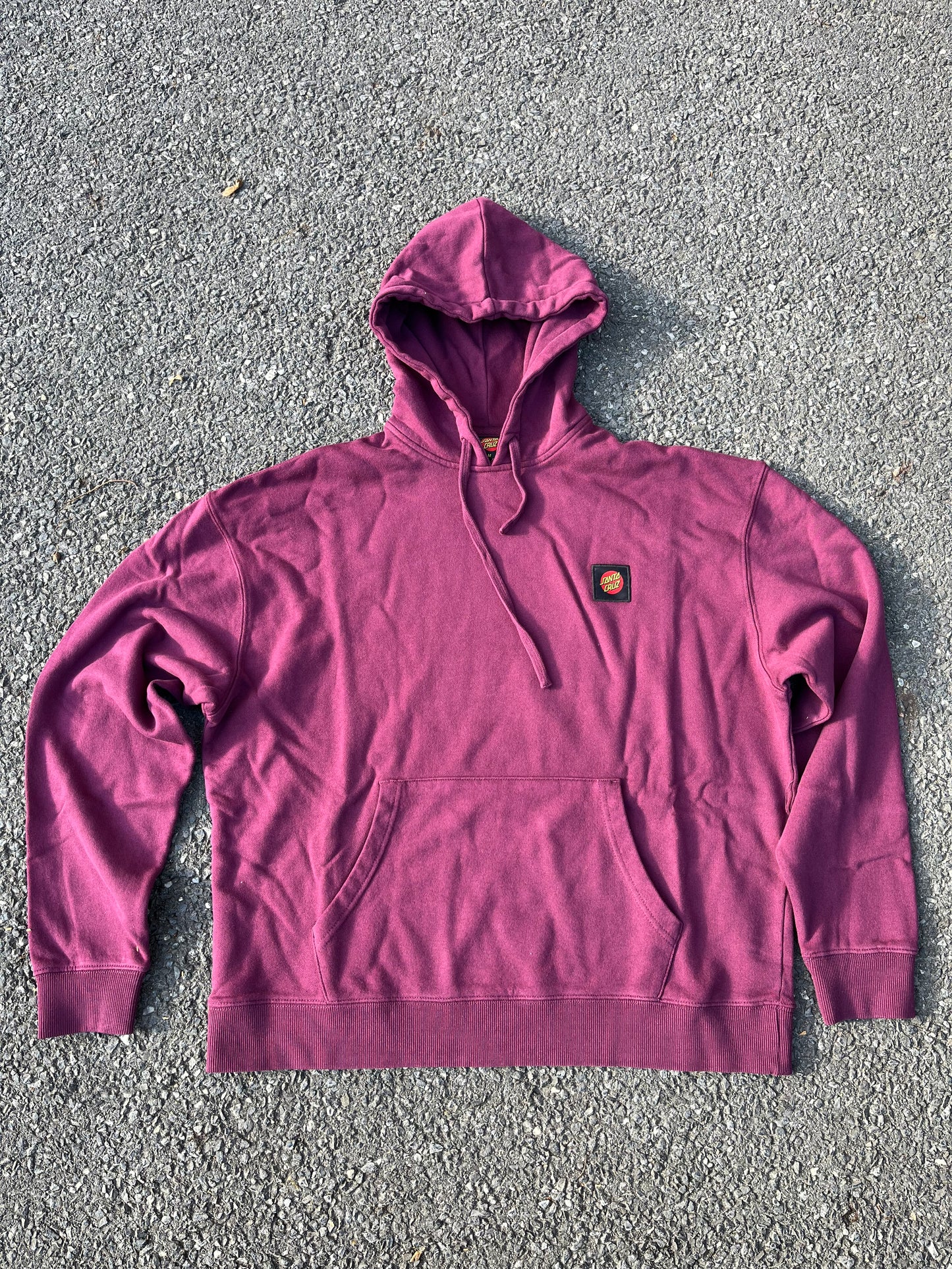 SANTA CRUZ - CLASSIC LABEL HOOD - BEETROOT