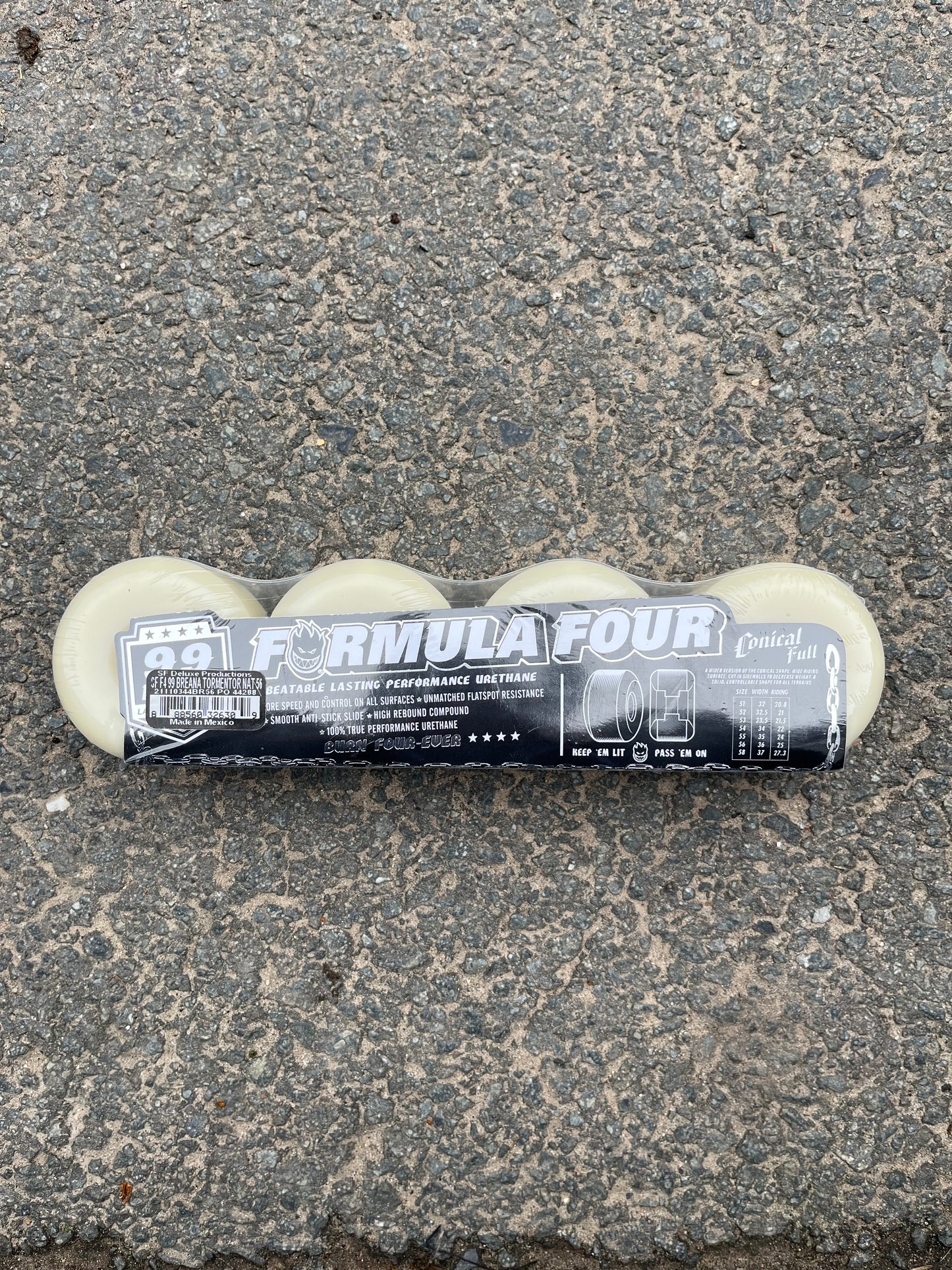 SPITFIRE - FORMULA FOUR FULL CONICALS BREANA GEERING TORMENTOR NATURAL - 99D - 56MM