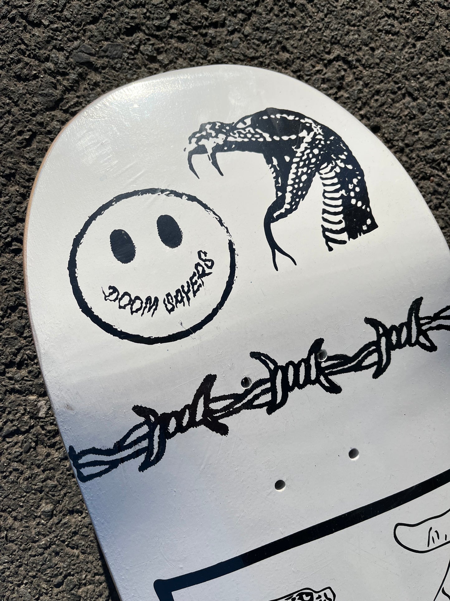 DOOM SAYERS - NEVER RAT - WHITE - 8.75