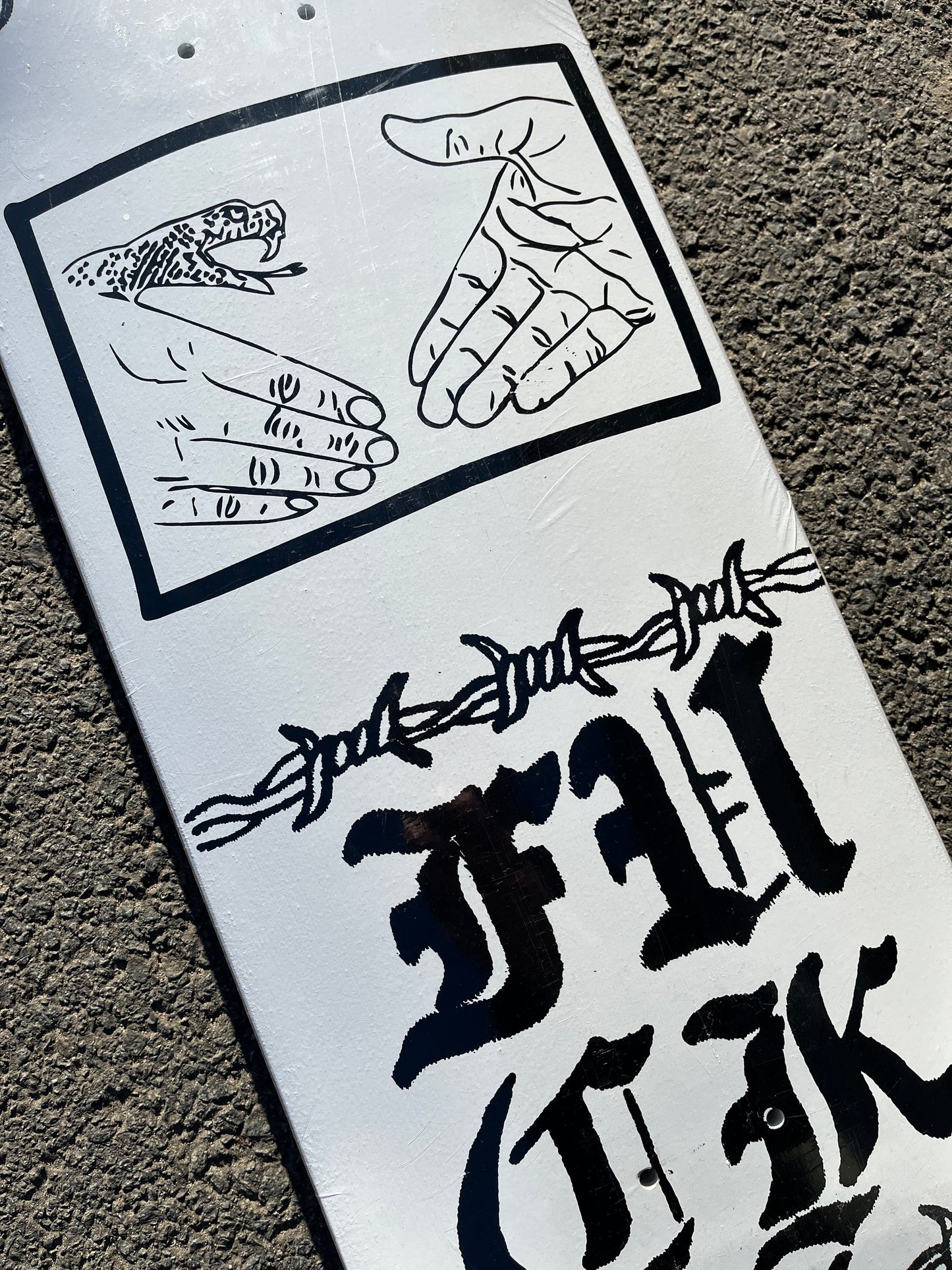 DOOM SAYERS - NEVER RAT - WHITE - 8.75