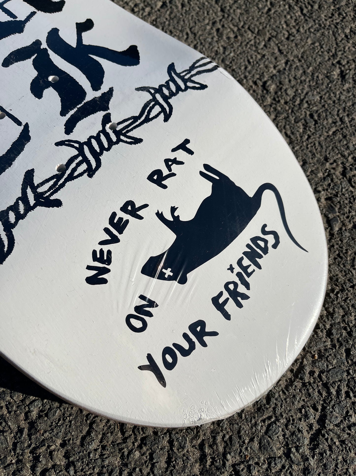 DOOM SAYERS - NEVER RAT - WHITE - 8.75