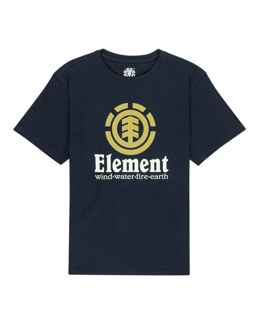 ELEMENT - VERTICAL SS YOUTH TEE - ECLIPSE NAVY