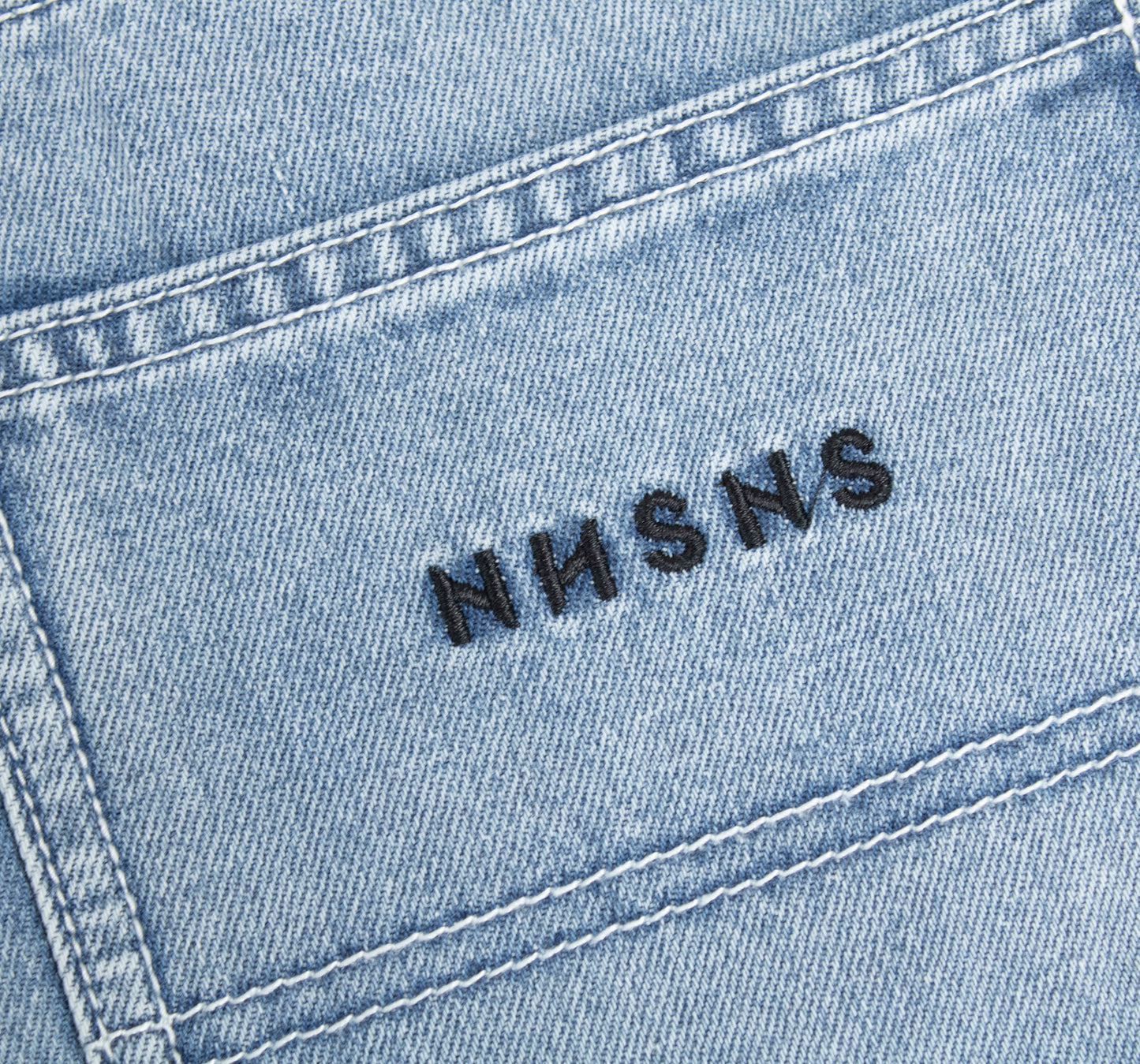 NNSNS - YETI SHORT - LIGHT STONE WASHED DENIM