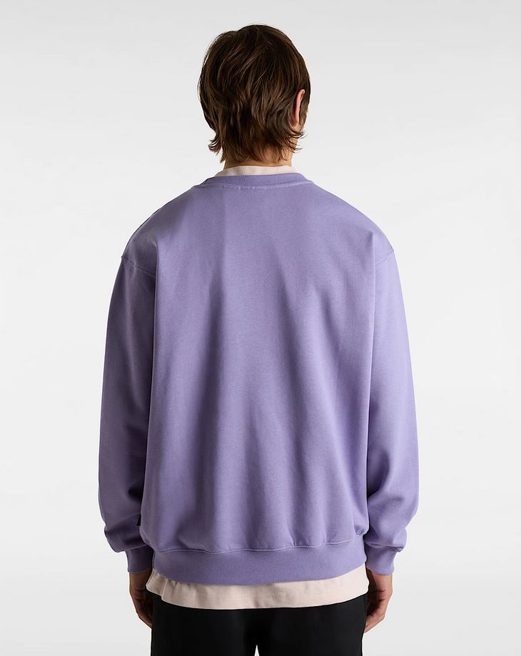 VANS - LEFT CHEST II LOOSE CREW - PURPLE