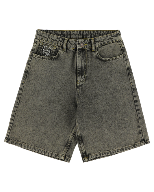 KEEP IT CLEAN - LOOSE SHORT - SILVER/BROWN