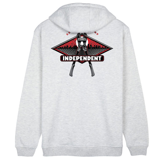 INDEPENDENT - KEYS TO THE CITY ZIP HOOD - ATHLETIC HEATHER