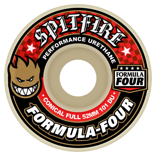SPITFIRE - FORMULA FOUR CONICAL FULL - 101DURO - RED