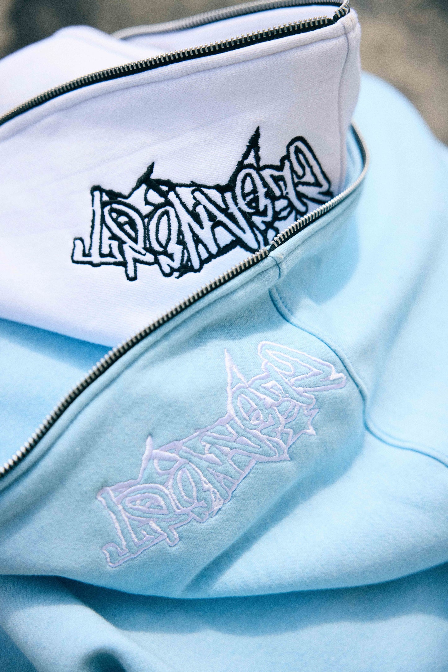 KEEP IT CLEAN - STREETCODE FULL ZIP HOOD - BLUE SKY